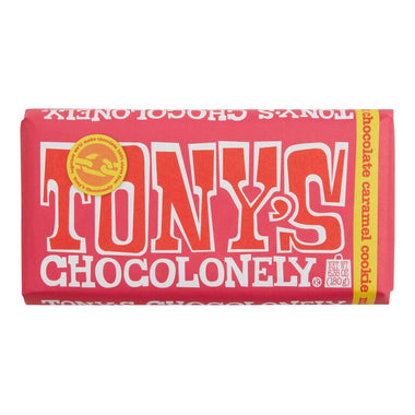 Chocolate con Leche Tony`s Caramel Cookie 180grs