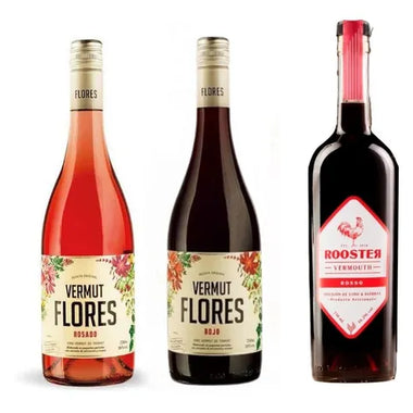 Vermouth Vermu Flores Rooster Pack x 3