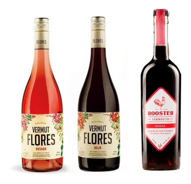 Vermouth Vermu Flores Rooster Pack x 3