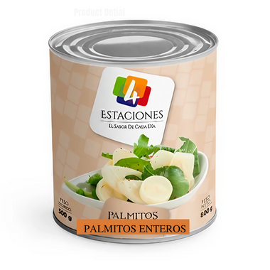 Palmitos Enteros 800grs 4 Estaciones