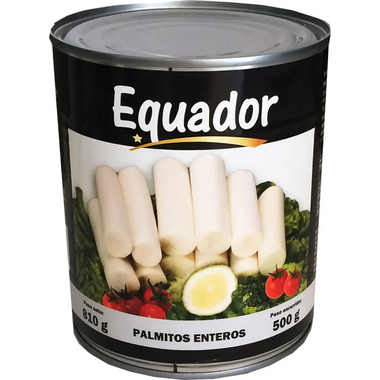 Palmitos Enteros 800grs Equador