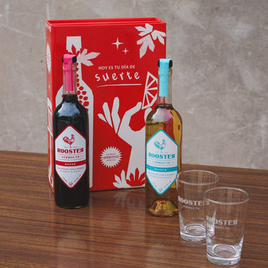 Vermut Rooste Caja de Regalo con Vasos