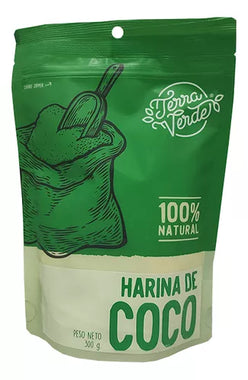 Harina de coco 300grs Orgánica Terra verde