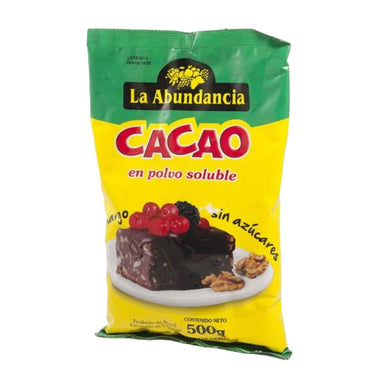 Cacao en Polvo La Abundancia 500grs sin azucar