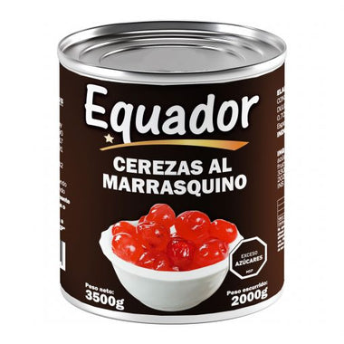 CEREZAS ROJAS AL MARRASQUINO EQUADOR LATA 3500g