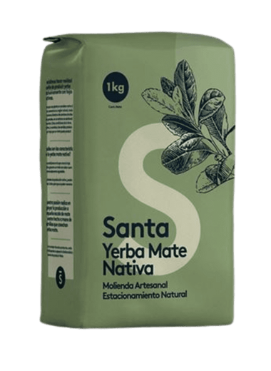 Yerba Mate Santa Madre Sin Agroquímicos 1 Kg Papel