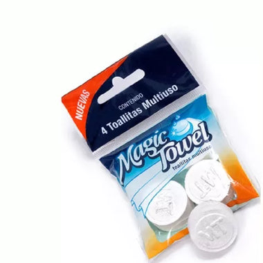 Toallas Compactas Magic Towel Pack x 4