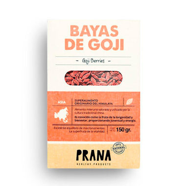 Bayas de Goji Orgánicas 150grs Prana