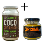 Aceite de Coco 1 litro + Cúrcuma 100grs Terra Verde