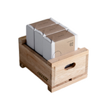 Regalo Navidad: Caja de Madera 3 Jabones Amanda PERSONALIZADA