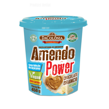 Manteca Pasta de Maní con Chocolate Blanco vegano x 450g