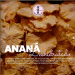 Piña Ananá Deshidratado 50grs 100% fruta sin agregados Genese