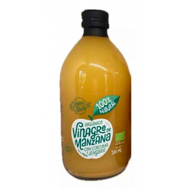 Vinagre de Manzana Orgánico con Cúrcuma y Jengibre Terra verde 500ml