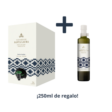 Aceite de Oliva Extra Virgen Bag in Box 3 Litros + 250ml Regalo