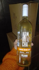 Kombucha Prana Mandarina y Jengibre 750ml Pack x 6u