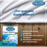 Super Blanco Dr Beckmann 6 Bolsas 40g Cuidado de la Ropa