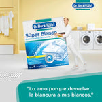 Super Blanco Dr Beckmann 6 Bolsas 40g Cuidado de la Ropa
