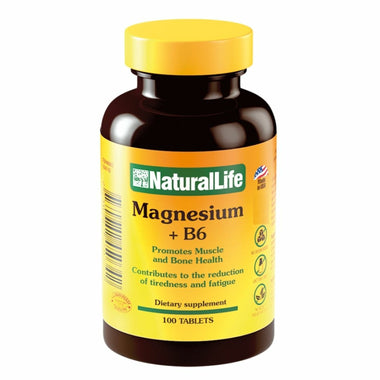 Magnesio + Vitamina B6 Natural Life 100 comprimidos
