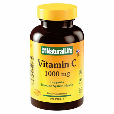 Vitamina C 1000mg 100 comprimidos Natural Life