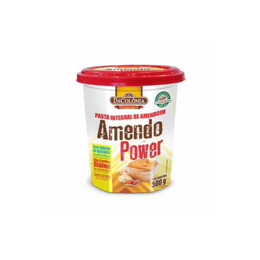 Manteca Pasta de Maní x 500grs Almendo Power Sabor Caramelo y Sal