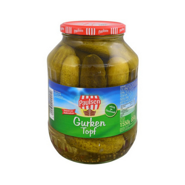 Pepinos Pepinillos Agridulces Alemanes Gherkins Paulsen