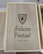 REGALO NAVIDAD: Caja de Regalo 2 Vinos Personalizada